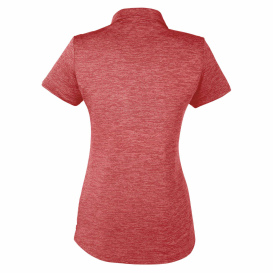 PUMA Golf 596802 Ladies Icon Heather Polo - High Risk Red