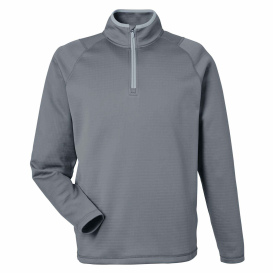 PUMA Golf 631105 Waffle Fleece Quarter-Zip - Slate Sky