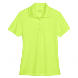 Core 365 78181 Ladies Origin Performance Pique Polo - Safety Yellow