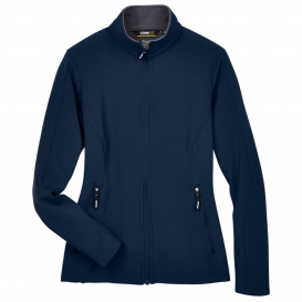 Core 365 78184 Ladies Cruise Two-Layer Fleece Bonded Soft Shell Jacket - Classic Navy