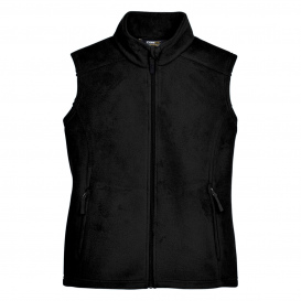 Core 365 78191 Ladies Journey Fleece Vest - Black