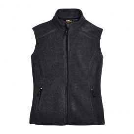 Core 365 78191 Ladies Journey Fleece Vest - Heather Charcoal