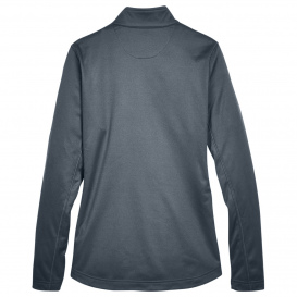 UltraClub 8230L Ladies Cool & Dry Sport Quarter-Zip Pullover - Charcoal