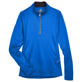 UltraClub 8230L Ladies Cool & Dry Sport Quarter-Zip Pullover - Kyanos Blue