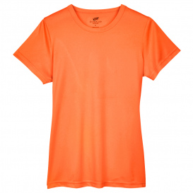 UltraClub 8420L Ladies Cool & Dry Performance Interlock T-Shirt - Bright Orange