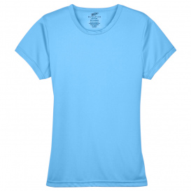 UltraClub 8420L Ladies Cool & Dry Performance Interlock T-Shirt - Columbia Blue