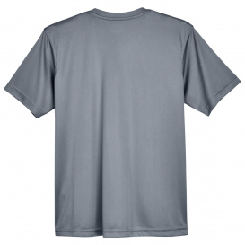 UltraClub 8420Y Youth Cool & Dry Performance Interlock T-Shirt - Charcoal