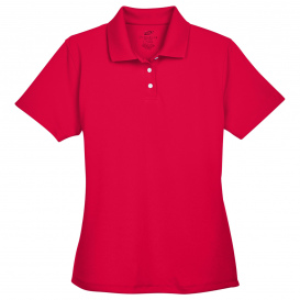 UltraClub 8445L Ladies Cool & Dry Stain-Release Performance Polo - Red