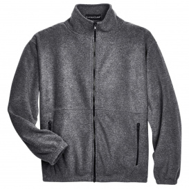 UltraClub 8485 Men\'s Iceberg Fleece Full Zip Jacket - Charcoal