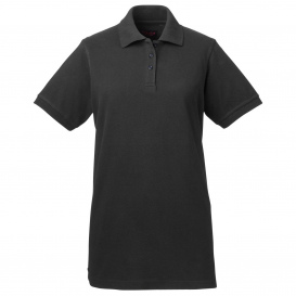 UltraClub 8530 Ladies Classic Pique Polo - Black