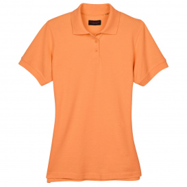 UltraClub 8530 Ladies Classic Pique Polo - Tangerine