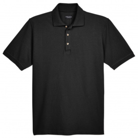 UltraClub 8535 Men\'s Classic Pique Polo - Black