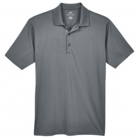 UltraClub 8610 Men\'s Cool & Dry 8 Star Elite Performance Interlock Polo - Charcoal