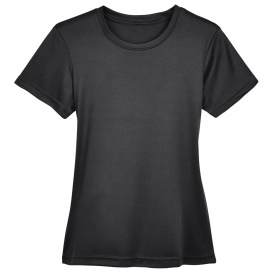 UltraClub 8620L Ladies Cool & Dry Basic Performance T-Shirt - Black