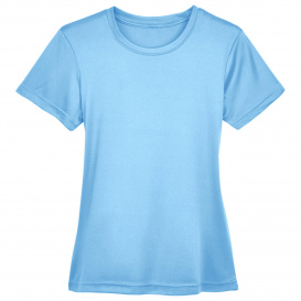 UltraClub 8620L Ladies Cool & Dry Basic Performance T-Shirt - Columbia Blue