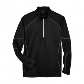North End 88175 Catalyst Performance Fleece 1/4-Zip - Black