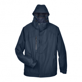 North End 88178 Men\'s Caprice 3-in-1 Jacket with Soft Shell Liner - Classic Navy