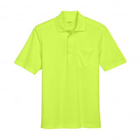 Core 365 88181P Men's Origin Performance Pique Polo with Pocket - Safety Yellow