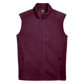 Core 365 88191 Men\'s Journey Fleece Vest - Burgundy