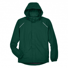 Core 365 88224 Men\'s Profile Fleece-Lined All-Season Jacket - Forest