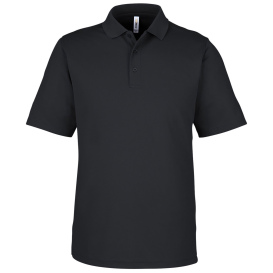 Core 365 CE104 Market Snag Protect Mesh Polo - Black