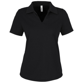 Core 365 CE104W Ladies Market Snag Protect Mesh Polo - Black