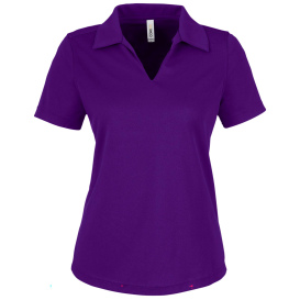 Core 365 CE104W Ladies Market Snag Protect Mesh Polo - Campus Purple