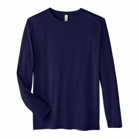 Core 365 CE111L Adult Fusion ChromaSoft Performance Long-Sleeve T-Shirt - Classic Navy