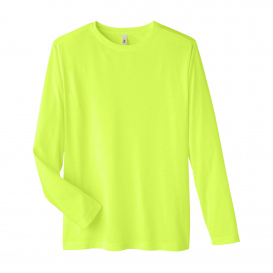 Core 365 CE111L Adult Fusion ChromaSoft Performance Long-Sleeve T-Shirt - Safety Yellow