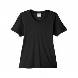 Core 365 CE111W Ladies Fusion ChromaSoft Performance T-Shirt - Black