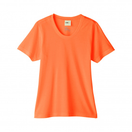 Core 365 CE111W Ladies Fusion ChromaSoft Performance T-Shirt - Campus Orange