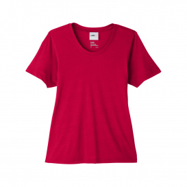 Core 365 CE111W Ladies Fusion ChromaSoft Performance T-Shirt - Classic Red