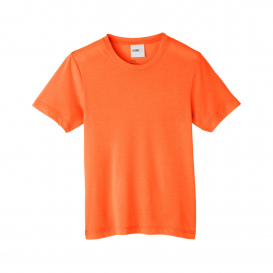 Core 365 CE111Y Youth Fusion ChromaSoft Performance T-Shirt - Campus Orange