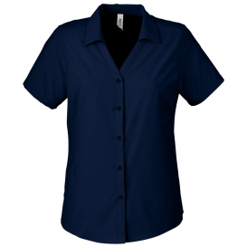 Core 365 CE510W Ladies Ultra UVP Marina Shirt - Classic Navy
