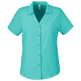 Core 365 CE510W Ladies Ultra UVP Marina Shirt - Sea Glass