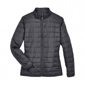 Core 365 CE700W Ladies Prevail Packable Puffer Jacket - Carbon