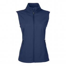Core 365 CE701W Ladies Cruise Two-Layer Fleece Bonded Soft Shell Vest - Classic Navy
