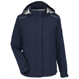 Core 365 CE712W Ladies Packable Rain Jacket - Classic Navy