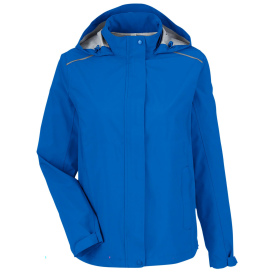 Core 365 CE712W Ladies Packable Rain Jacket - True Royal