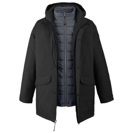 Core 365 CE725 Inspire 3-in-1 Jacket with Insulated Liner - Black/Carbon