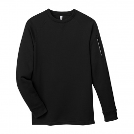 Core 365 CE800 Core 365 Unisex Fusion ChromaSoft Fleece Crew Pullover - Black