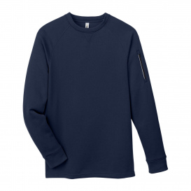 Core 365 CE800 Core 365 Unisex Fusion ChromaSoft Fleece Crew Pullover - Classic Navy