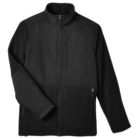 Core 365 CE890 Men\'s Journey Summit Hybrid Full-Zip - Black/Black