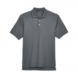 Devon & Jones D100 Men\'s Pima Pique Short Sleeve Polo - Graphite
