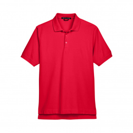 Devon & Jones D100 Men\'s Pima Pique Short Sleeve Polo - Red