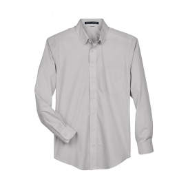 Devon & Jones D620 Men\'s Crown Woven Collection Solid Broadcloth - Silver