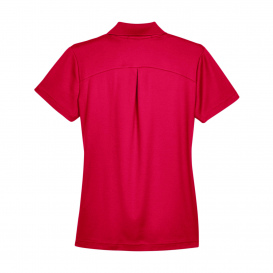 Devon & Jones DG20W CrownLux Performance Ladies Plaited Polo - Red