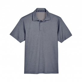 Devon & Jones DG22 CrownLux Performance Address Melange Polo - Navy Heather