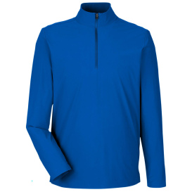 Devon & Jones DG410 CrownLux Windsor Welded Quarter-Zip - French Blue