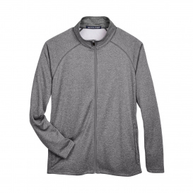 Devon & Jones DG420 Men's Stretch Tech-Shell Compass Full Zip - Dark Grey Heather